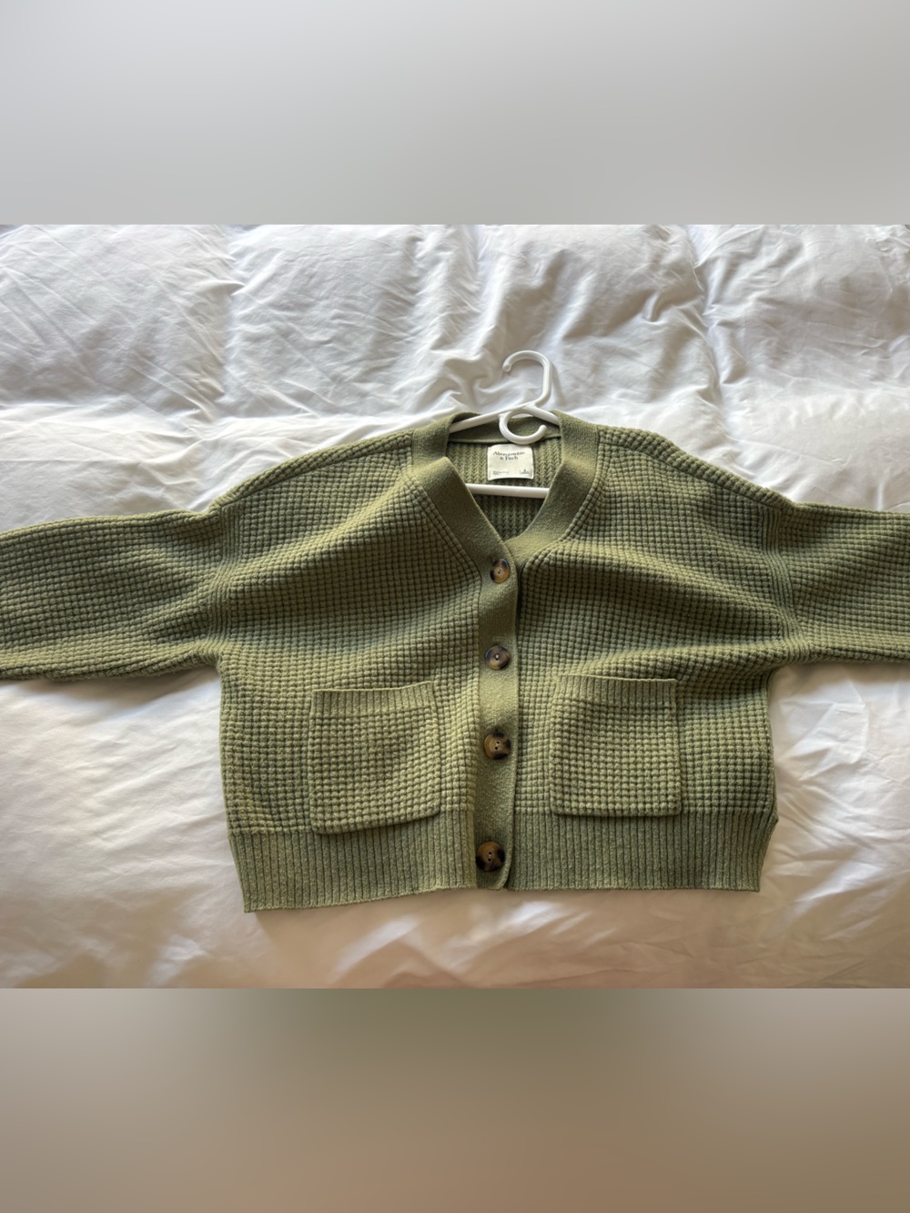Abercrombie & Fitch Green Cardigan